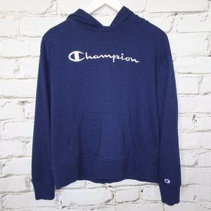 Champion Navy Pullover Hoodie